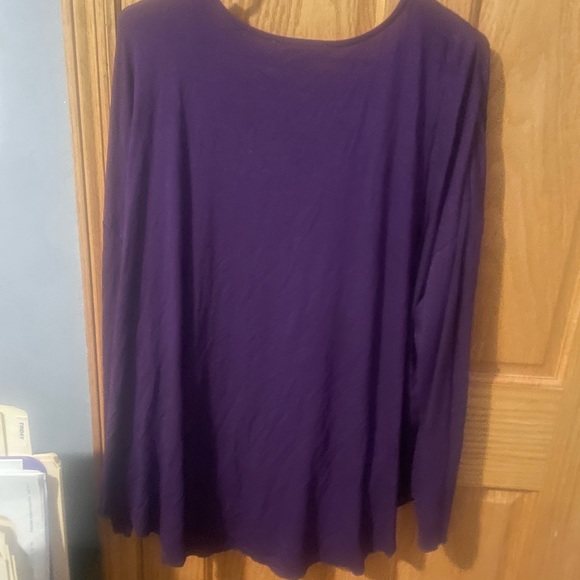 K. Jordan Purple Blouse - Picture 3 of 4